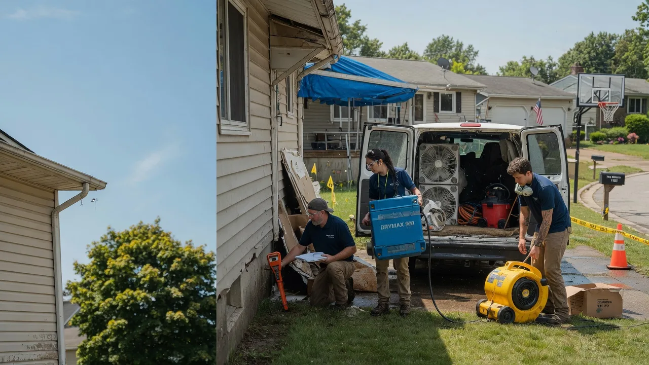 Ceiling Leak Cleanup in Minetto, NY near me